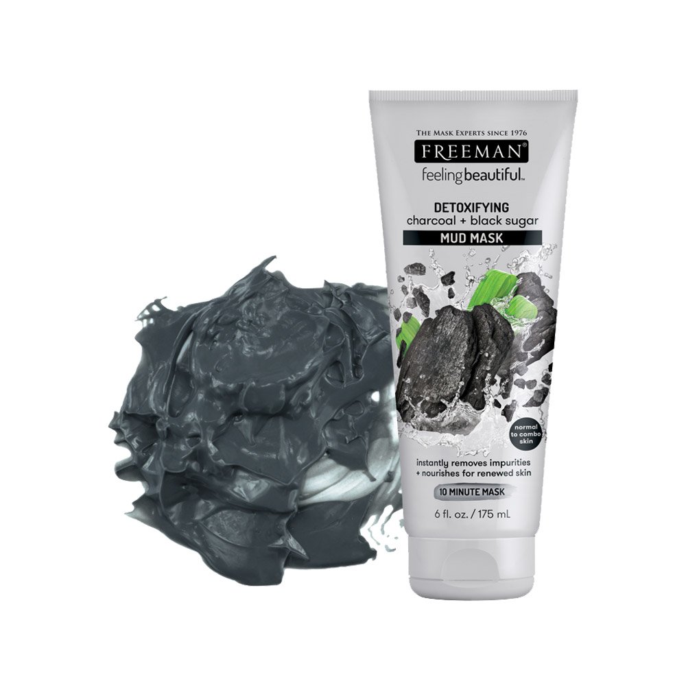 Freeman Detoxifying Charcoal Black Sugar Mud Mask