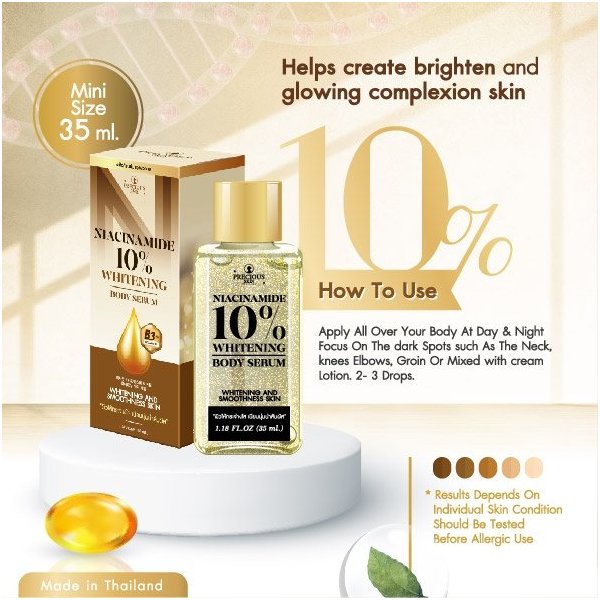 Niacinamide 10% Whitening Body Serum Booster (35ml)