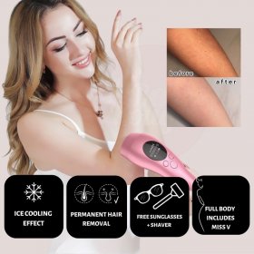 IPL Pink Cold - Hair Removal Laser Portable (IPL Dingin)