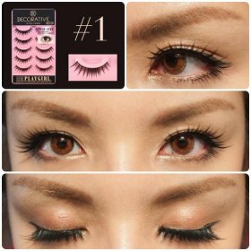 Decorative Eyelash No 3 Play Cute